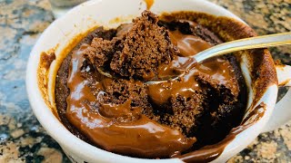 how to make peanut butter chocolate mug cake