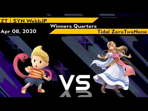 [Smash Ultimate] XeNOwifi 4 (W.Quarters) - ZT | SYN WebbJP vs Tidal ZeroTwoNone