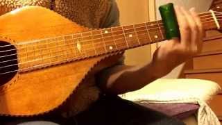 Houston In Two Seconds(Paris Texas) Ry Cooder cover on 1920'Weissenborn