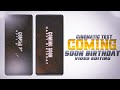 Cinematic Text Coming Soon Birthday Video Editing Tutorial || Alight Motion Coming Soon Video Edit