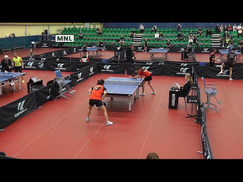 Тимашева У. 1016 - Ли В. 857 Личный Чемпионат 2023 Санкт-Петербурга настольный теннис 30.01