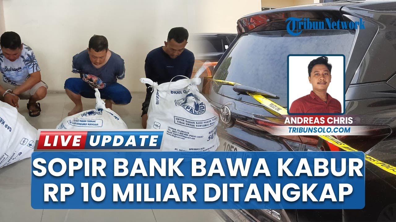 Sopir Bank Jateng Cabang Wonogiri yang Bawa Kabur Rp10 Miliar Ditangkap, Beli Mobil hingga Rumah
