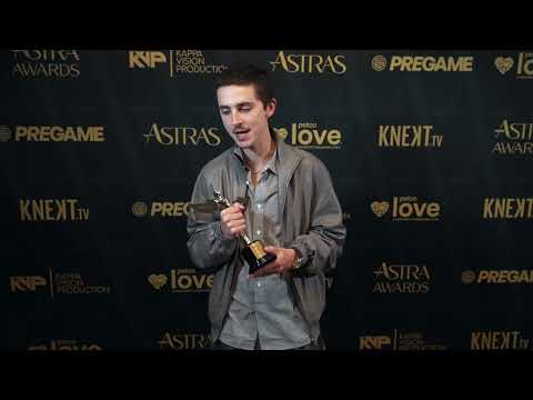 Timothée Chalamet wins Best Actor for Marty Supreme | Astra Film Awards Acceptance Speech