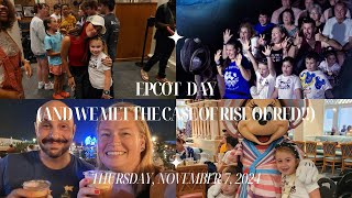 EPCOT & WE MET KYLIE CANTRALL & THE CAST OF RISE OF RED I Walt Disney World Vlog, Day 6, Nov 2024