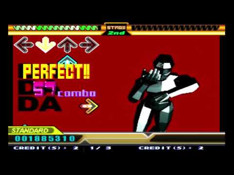 mame 210 - dancing stage euromix 2 - three stages test arcade gameplay 2019 1080p 60fps uk arcades