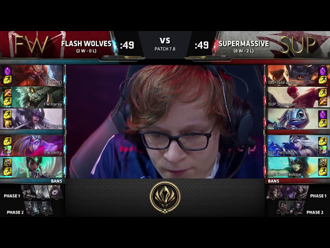 [MSI 2017] Flash Wolves vs SuperMassive Game 3 | Mid-Season Invitational 2017 | FW vs SUP
