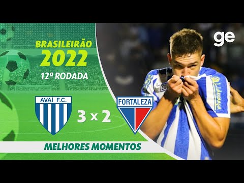 Gols e lances de Avaí x Fortaleza