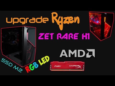 Обновляю подсветку Zet Rare H1\Радиаторы HyperX\SSD M2 120gb
