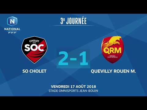 SOC A 2 - 1 QUEVILLY ROUEN[br]NATIONAL J3 - 17/08/18