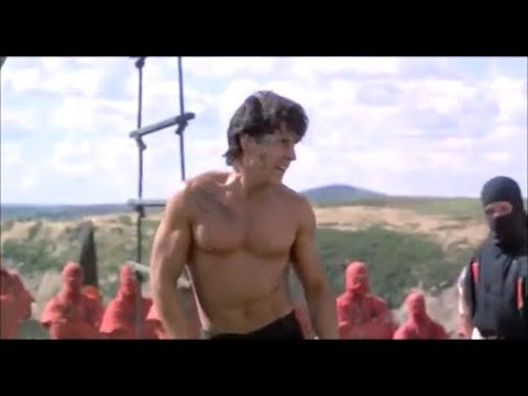 David Bradley vs Ninjas (American Ninja 4) 1991