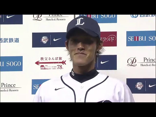 ライオンズ斉藤選手ヒーローインタビュー 2014/7/2 L-F