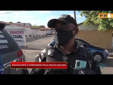 Adolescente eÌ apreendido pela poliÌcia militar 08 09 20