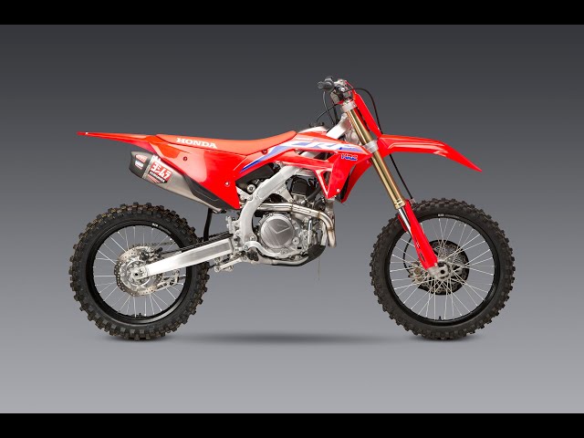 Yosh RS-12 Signature Slip On SS Exhaust Pipe Honda CRF450R CRF450RX 4