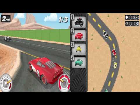 Cars Mater-National DS | Challenge Mode | Main Street - Trophy Hunt and Elimination