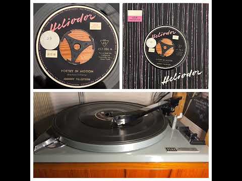 Johnny Tillotson: Poetry In Motion, 1960 (Heliodor Germany 453 086) Vinyl, 7", 45 RPM, Single, Rock