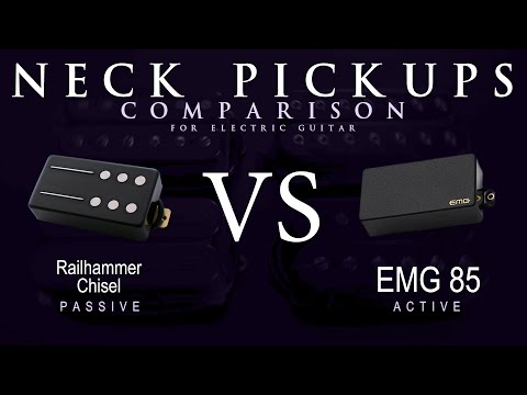 Railhammer CHISEL vs EMG 85 - Neck Guitar Pickup Comparison Tone Demo