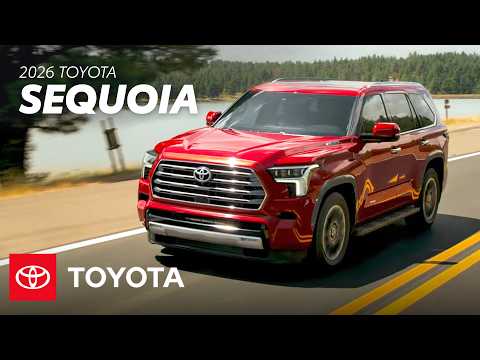 2026 Toyota Sequoia 4WD in Red for sale at Lloydminster Toyota in Lloydminster, AB
