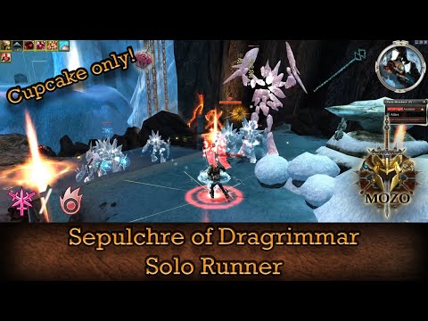 Sepulchre of Dragrimmar Solo Dungeon Run ~Cupcake only~ Guild Wars Assassin Run A/E (Casualway) - HM