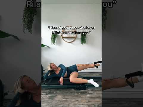 Become a pilates princess with me 💖 more workouts at www.sweatystudio.com #pilates #shorts