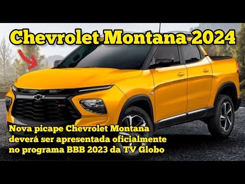 Nova Chevrolet Montana aparece e confirma interior com tela do Tracker RS