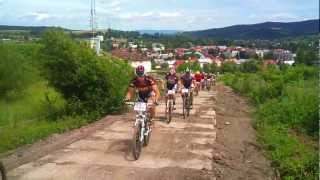 preview picture of video 'I otwarte zawody rowerowe MTB-Dukla'