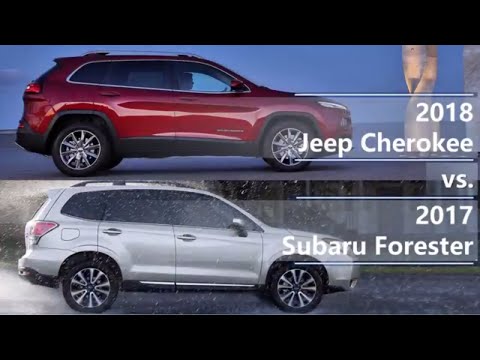 2018 Jeep Cherokee vs 2017 Subaru Forester (technical comparison)
