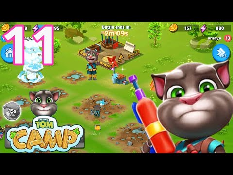 Use of Tacticts Fort | Talking Tom Camp - Gameplay Walkthrough Part 11  (iOS, Android)