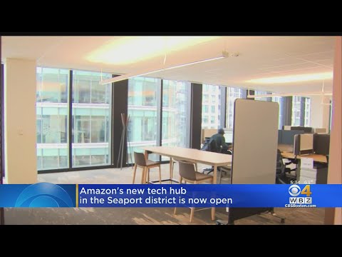 Amazon's new tech hub in the Seaport district is now open