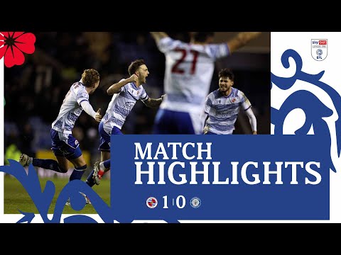 HIGHLIGHTS: Reading 1-0 Stockport County