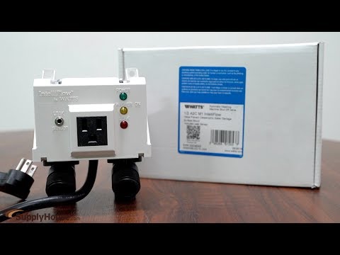 Watts Series IntelliFlow Automatic Washing Machine Water Shutoff Valves with Leak Sensor