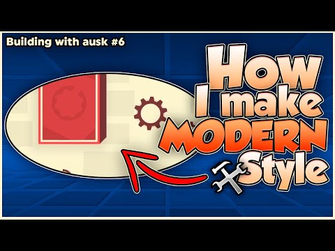 How I do MODERN STYLE! - Building with ausk #6 | Geometry Dash