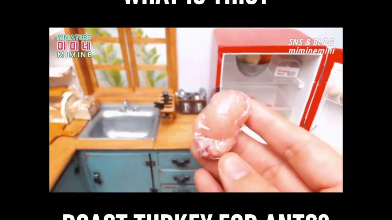 Tell everyone you're cooking a roast tonight. (By Mimine Miniature)