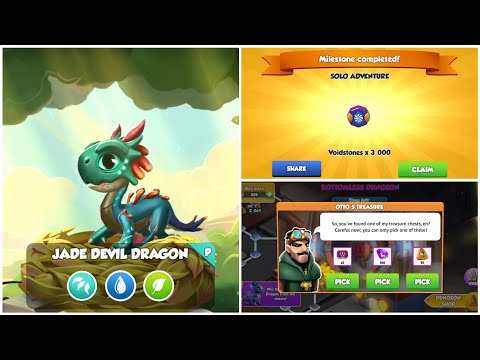 Hatching The Jade Devil Dragon | Solo Event Completed | Dungeon Crate Opening | Dragon Mania Legends
