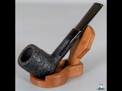 (Unsmoked) Big Ben Dr. Key Black Sandblasted Billiard Saddle Stem (402 S) 9mm