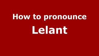 How to pronounce Lelant