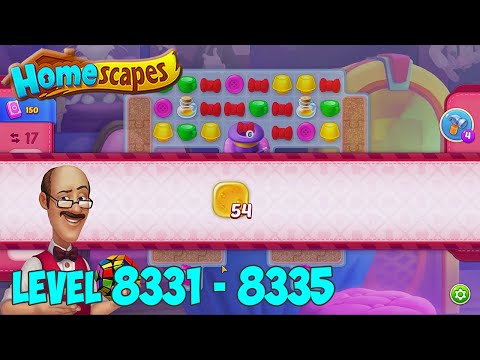 Homescapes level 8331 8332 8333 8334 8335 🏡 Gameplay Walkthrough (Android, iOS) Playrix