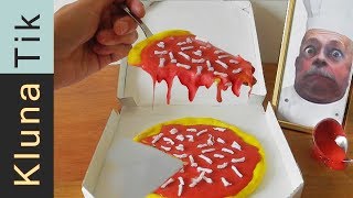 Eating SLIME PIZZA!! Kluna Tik Dinner #72 | ASMR eating sounds no talk