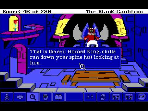 Let's Play The Black Cauldron: Point and Click Part 13 - Horned King