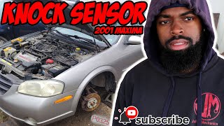 How to replace knock sensor 2000-01 nissan maxima P0325
