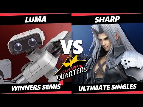 Captain's Quarters 6 Winners Semis - Luma (ROB) Vs Sharp (Sephiroth, Cloud, ZSS) SSBU Smash Ultimate
