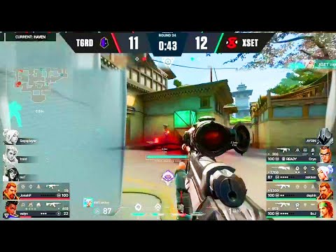"who won the game?" XSET vs The Guard VCT VALORANT Champions Tour