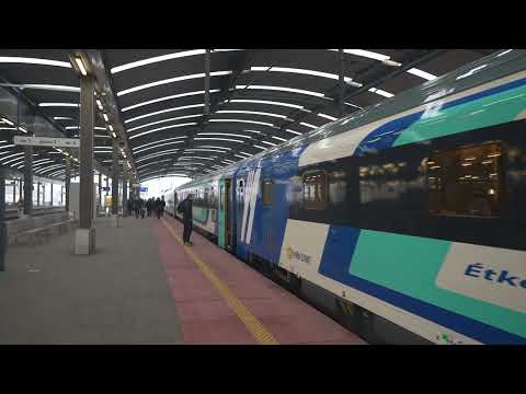 Poland, Katowice, boarding train to Ostrava / Czech Republic