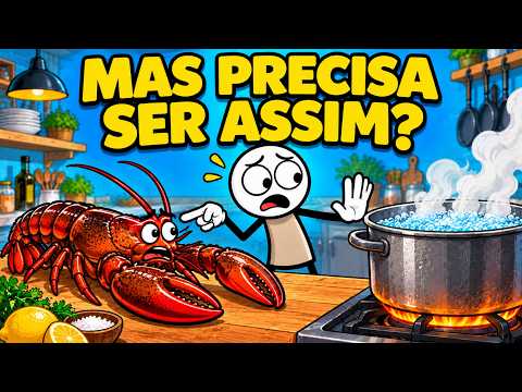Por que as lagostas são cozidas vivas?
