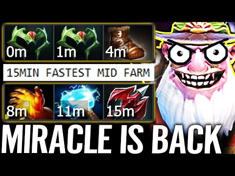 🔥 MIRACLE IS BACK - Sniper Try Hard Mid 15MIN Fastest Item Farm Midas 17MIN GGWP Dota 2 Pro Guide
