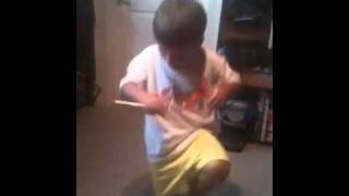 4 year old Robot Dance to Hawkbot by Forever the Sickest Ki