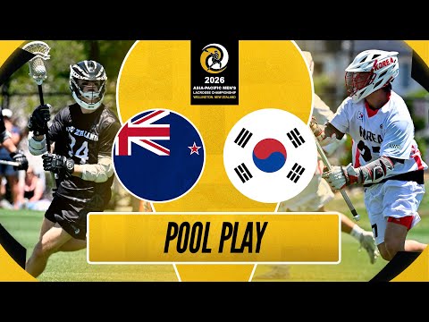 New Zealand 🇳🇿 vs Korea 🇰🇷 | Pool Play | 2026 Asia-Pacific Men's Lacrosse Championship