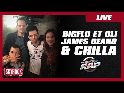 Bigflo & Oli, James Deano & Chilla en live #PlanèteRap