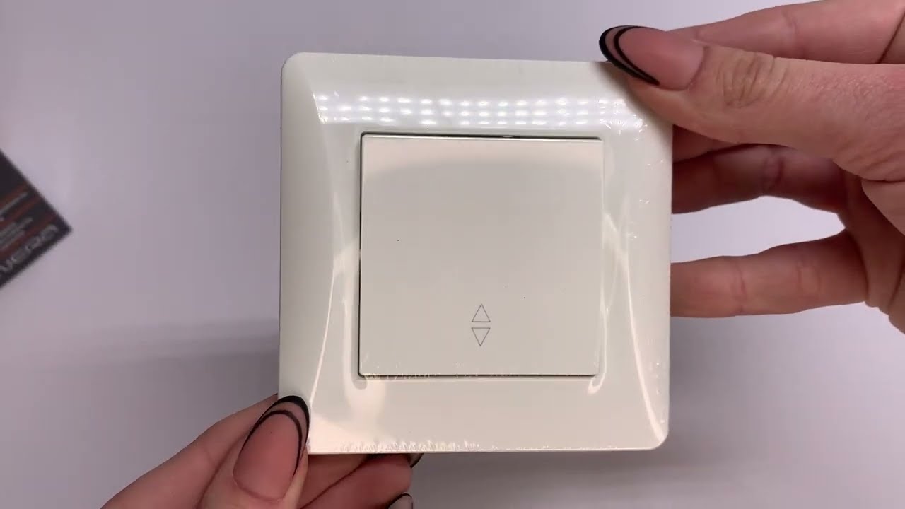 Выключатель проходной одноклавишный VIDEX BINERA белый VF-BNSW1P-W