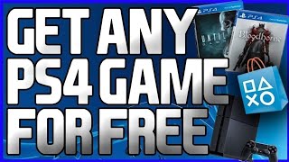 HOW TO GET FREE PS4 GAMES GLITCH (2023) FREE PS4 GAMES GLITCH