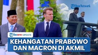 Momen Kehangatan Presiden Prabowo dan Macron dalam Kunjungan ke Akademi Militer di Magelang